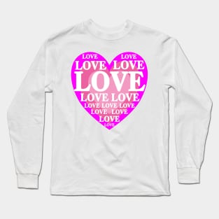 love hearts Long Sleeve T-Shirt